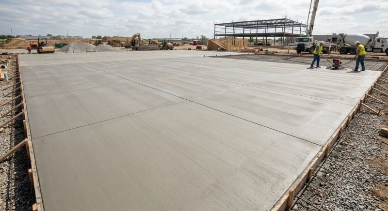 Commercial Slab Installation in Crookston, MN
