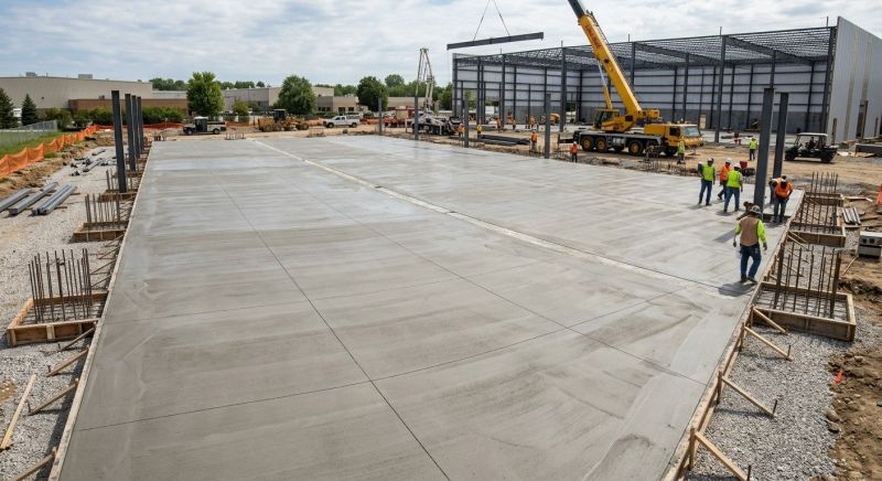 Commercial Slab Installation in Grand Forks, ND