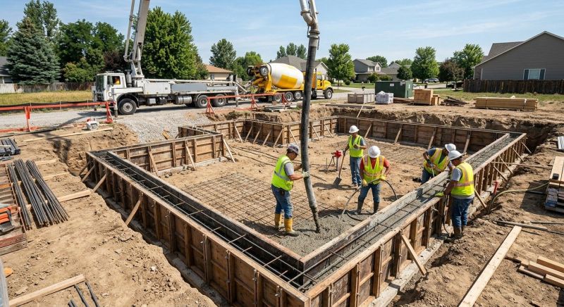 Concrete Foundation Installation in Crookston, MN