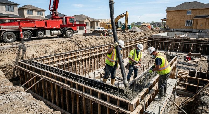Concrete Foundation Pouring in Grand Forks, ND