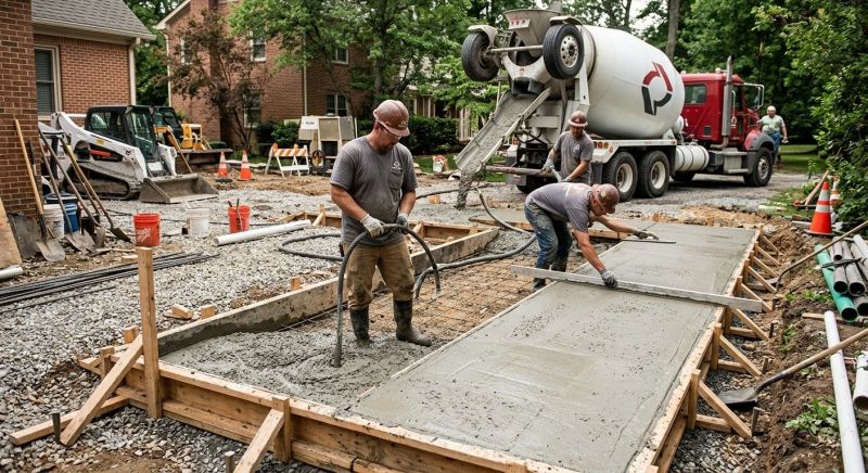 Concrete Service in Grand Forks County, ND