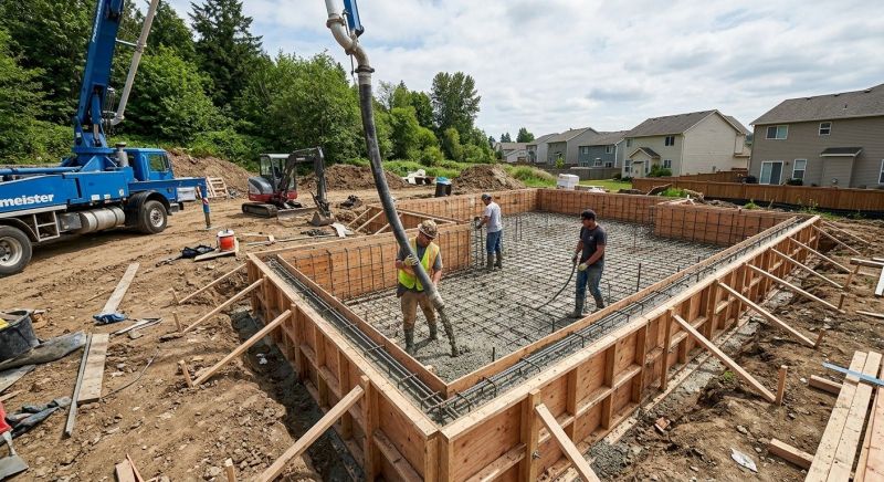 Foundation Construction in Grand Forks County, ND