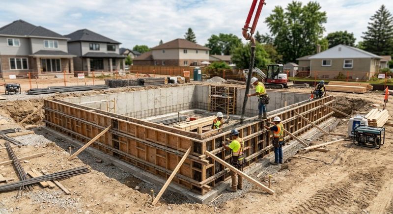 Foundation Construction in Grand Forks, ND