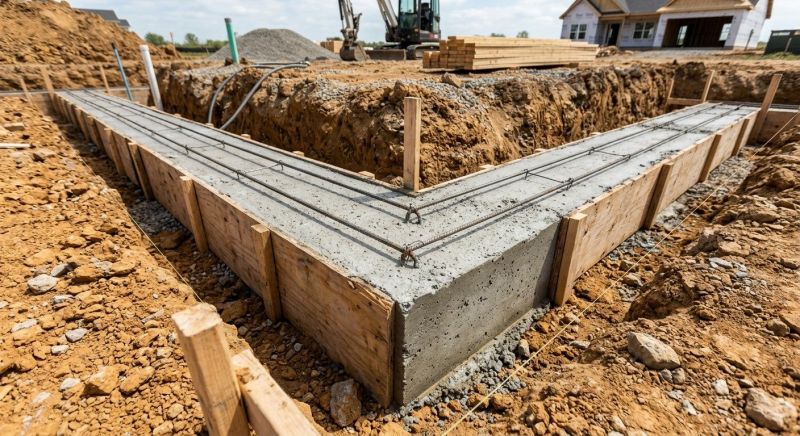 Foundation Footer Installation in Grand Forks, ND