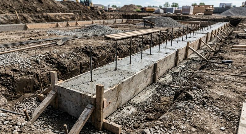 Foundation Footer Installation in Grand Forks, ND