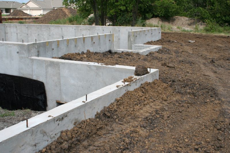 Foundation Wall Pouring in Grand Forks Afb, ND