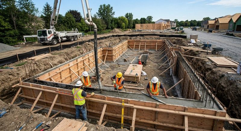 Home Foundation Installation in Grand Forks Afb, ND