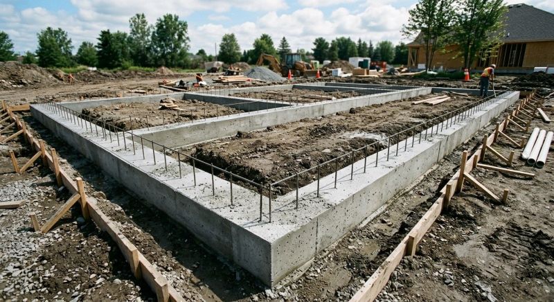 House Footing Construction in Grand Forks, ND